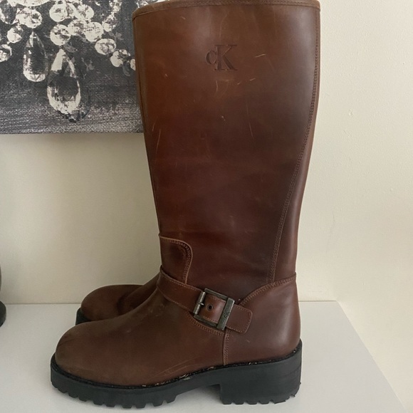 Calvin Klein tall leather Riding boots size 11 - Picture 11 of 11